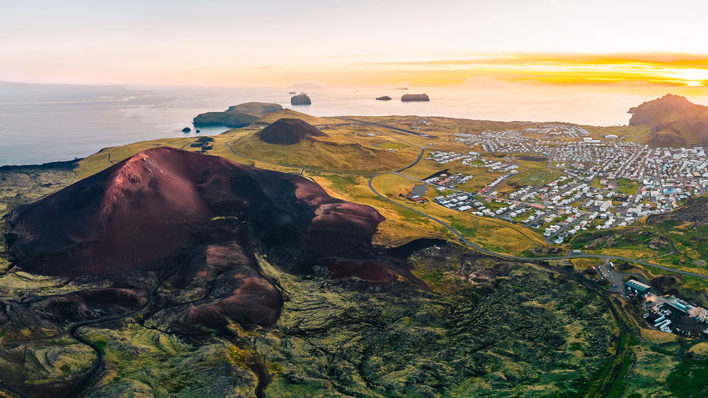 The population of Vestmannaeyjar is around 4,300, according to the website for the municipality, which is on the island Heimaey.