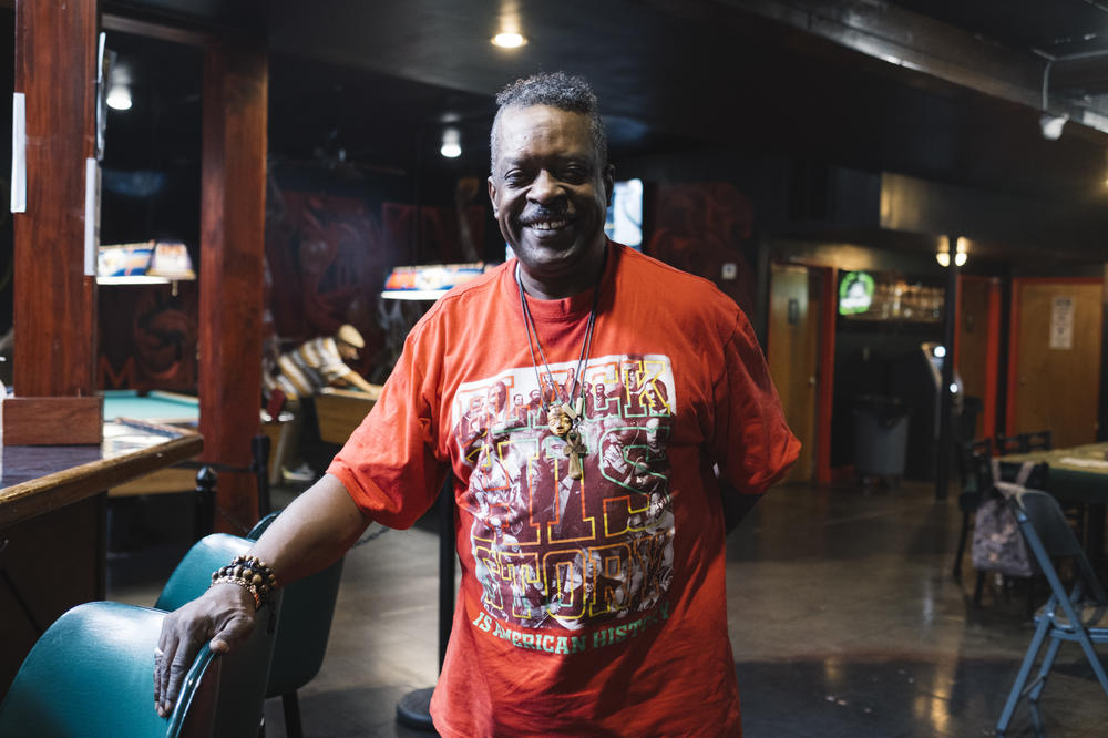 Dwight Claiborne runs a Poker Tournament out of The Hamilton Sports Bar. He's been a football fan since he was seven.
