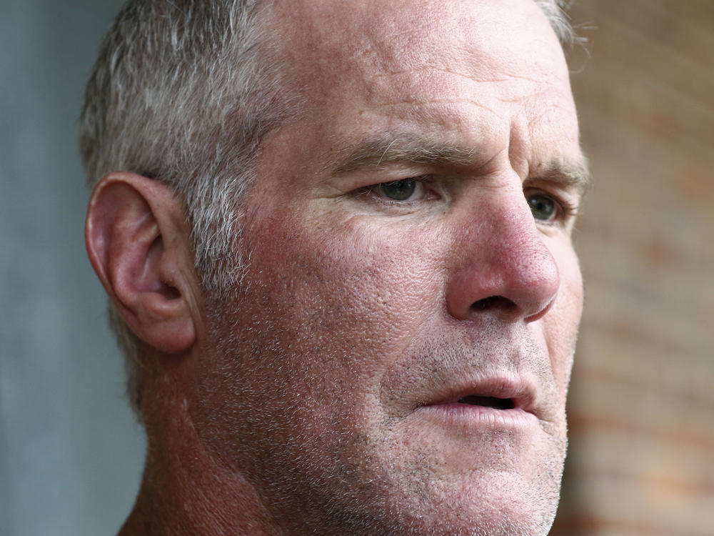 Former NFL quarterback Brett Favre is pictured in 2018. The governor of Mississippi in 2017 was 