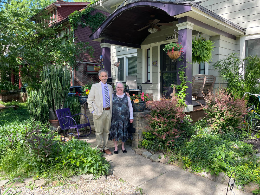 Ken and his wife, Ellen, dressed up for a wedding in June. Ken would joke that he 