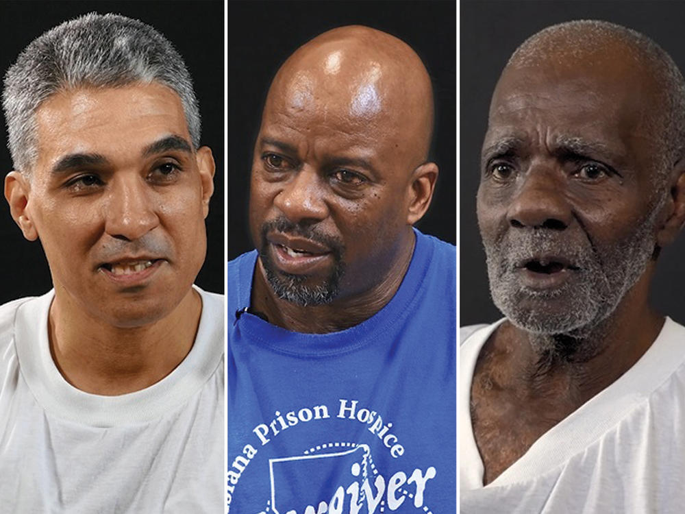 From left, Gordon Newman, Frank Green, Sammie Robinson and Terry Pierce open up about life in the Angola Louisiana State Penitentiary.