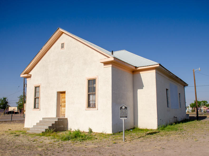 The Blackwell School in Marfa, Texas, pictured in May 2022.