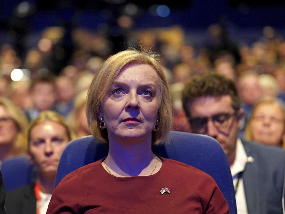 British Prime Minister Liz Truss at the Conservative Party annual conference in Birmingham, England on Sunday. Truss and her Treasury chief have spent the last 10 days defending the cut in the face of market mayhem.
