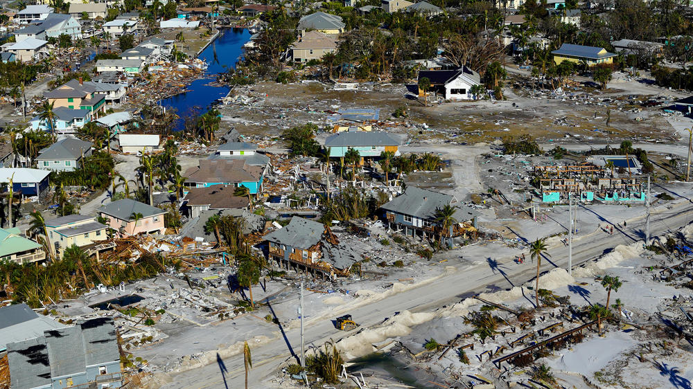 This is the view farther south on Estero Boulevard, the main drag on Fort Myers Beach.