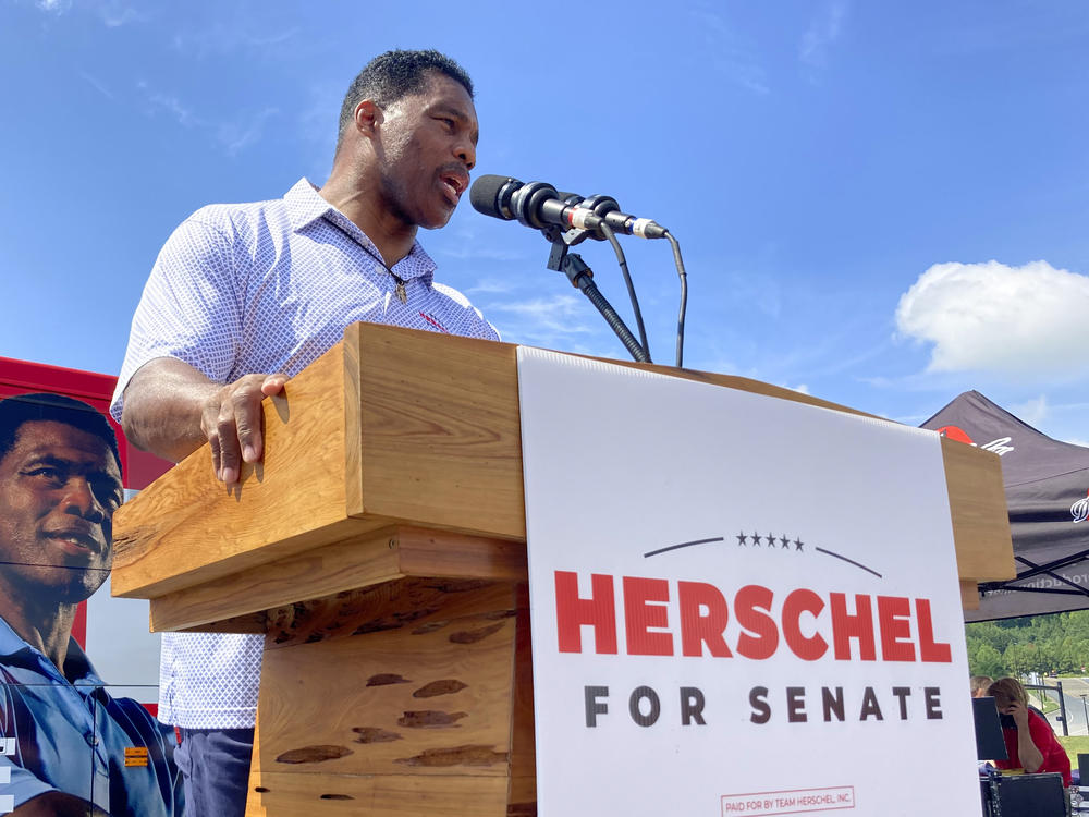A report published late Monday alleges that GOP Senate candidate Herschel Walker, who has vehemently opposed abortion rights, paid for an abortion for his girlfriend in 2009. He called the accusation a 