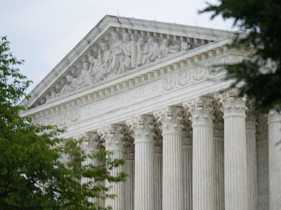 The U.S. Supreme Court building in Washington.