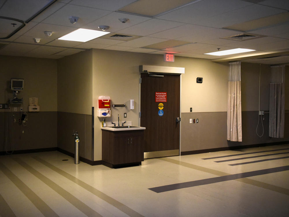 A recovery room sits empty at Alamo Women's Reproductive Services, in San Antonio, Texas. The clinic closed its doors following the overturn of Roe v. Wade.