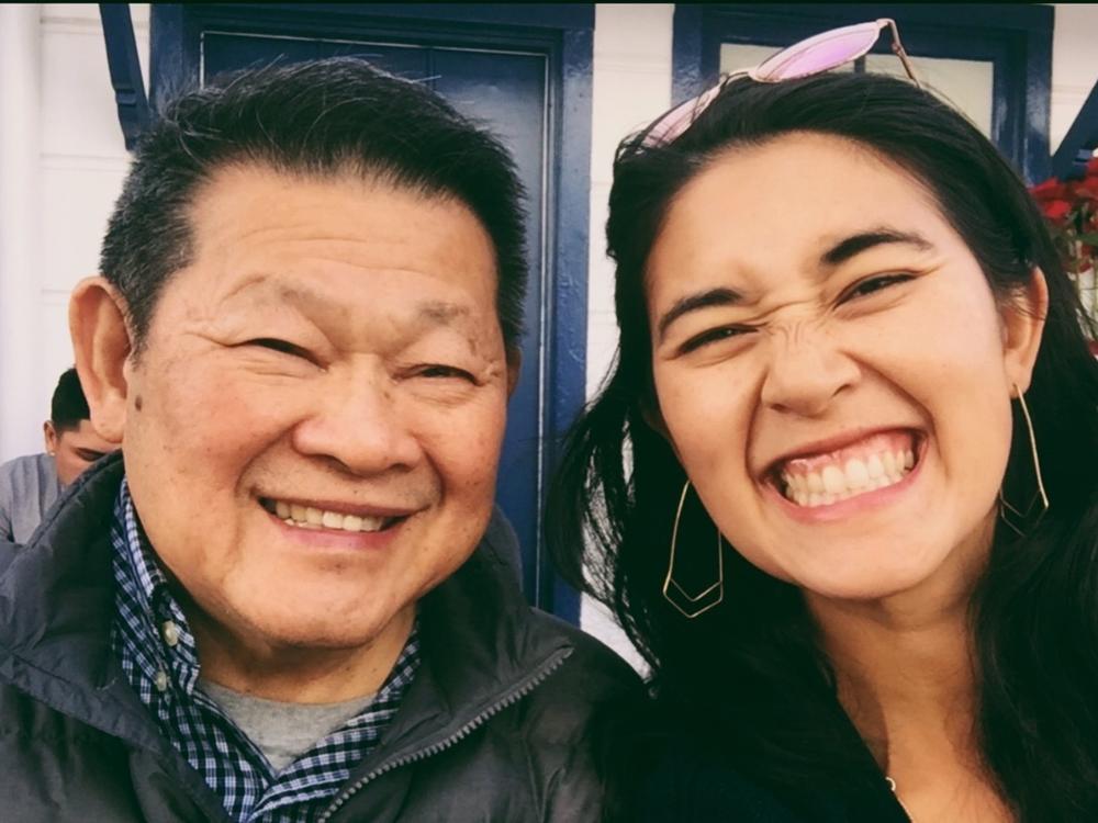 Me and dad in 2019.