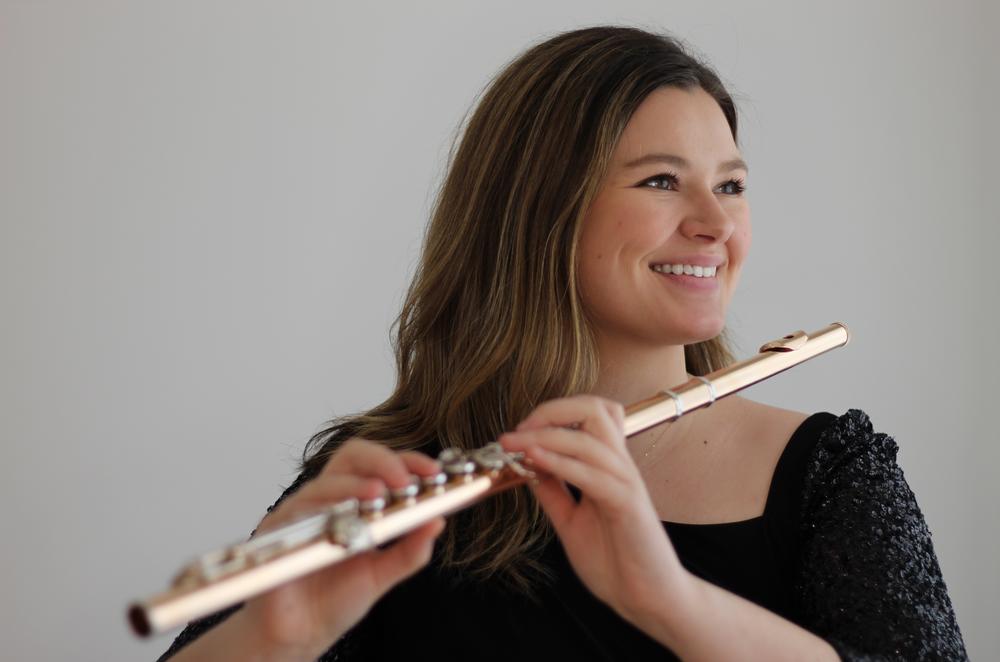 Alison Fierst, associate principal flute at the New York Philharmonic