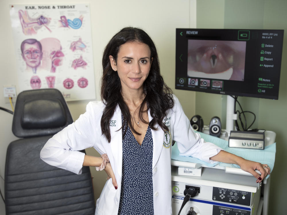 Yael Bensoussan, MD, is part of the USF Health's department of Otolaryngology - Head & Neck Surgery. She's leading an effort to collect voice data that can be used to diagnose illnesses.
