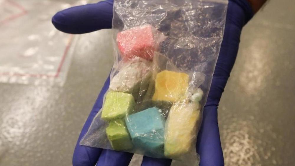 The Drug Enforcement Administration says rainbow fentanyl is being seized in multiple forms, including pills, powder and blocks that resemble the chalk kids use to color on sidewalks.