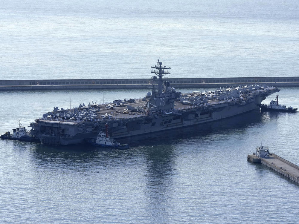 North Korea blames the deployment of a U.S. aircraft carrier for latest  tensions | Georgia Public Broadcasting