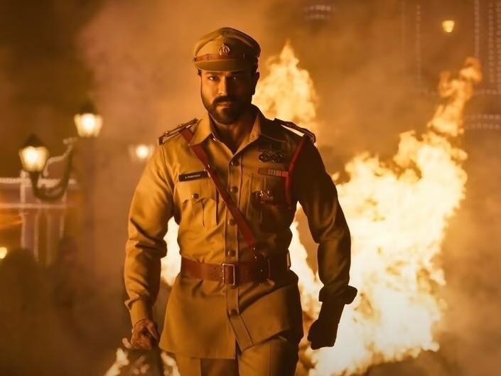 Ram Charan stars in<em> RRR, </em>an action-packed bromance set in India in the 1920s.