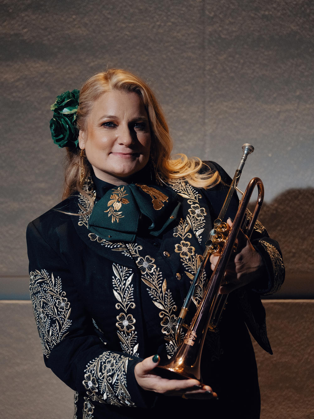 Cindy Shae, founder of Mariachi Divas, celebrated her 23rd anniversary on the Hollywood Bowl at this year's festival.