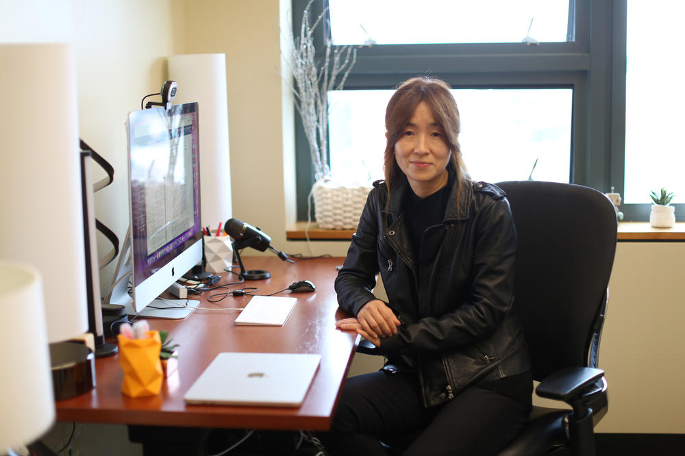 Yejin Choi, computer scientist and 2022 MacArthur Fellow, in Seattle.