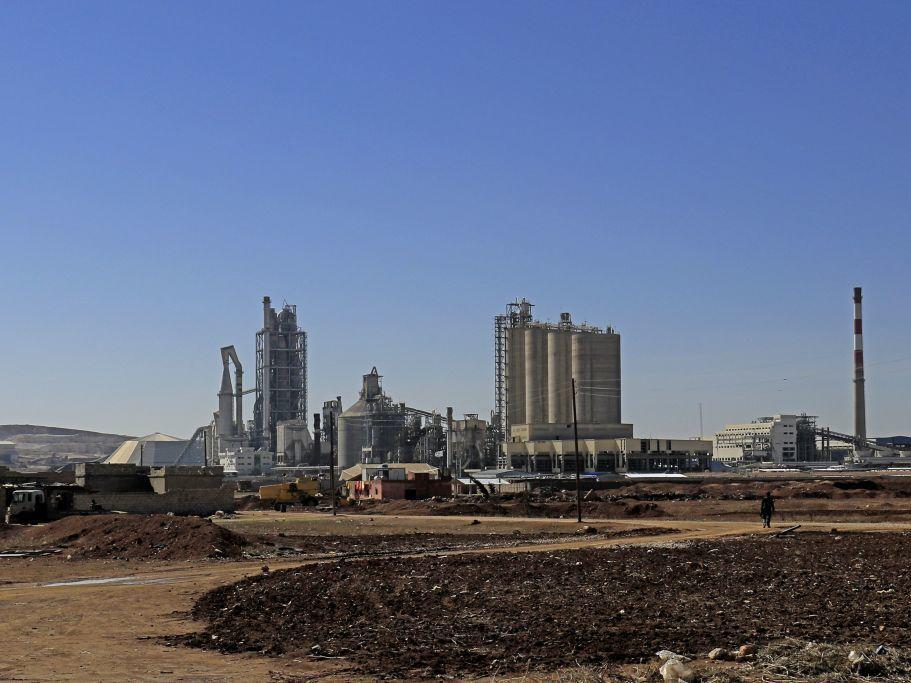 Lafarge SA paid a nearly $800 million fine over its payments to terrorist groups in Syria in order to keep its cement plant (pictured) in Jalabiya, northern Syria, working.