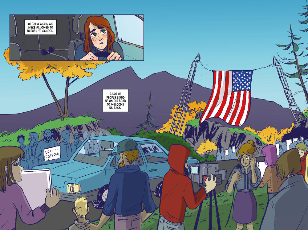 After the shooting at UCC, the media response was overwhelming for Neely.