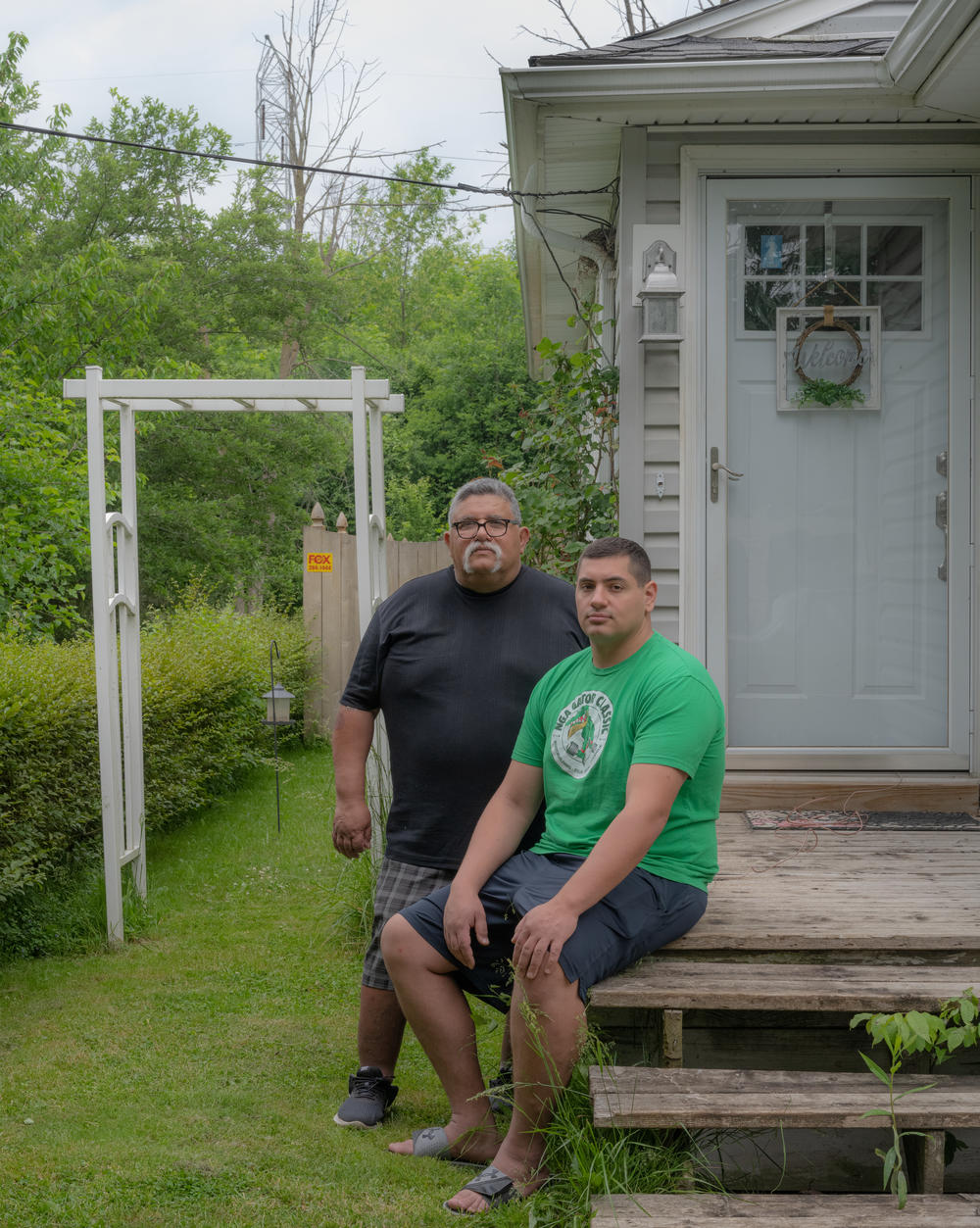 Henry Saenz, left, and his son Henry Jr.