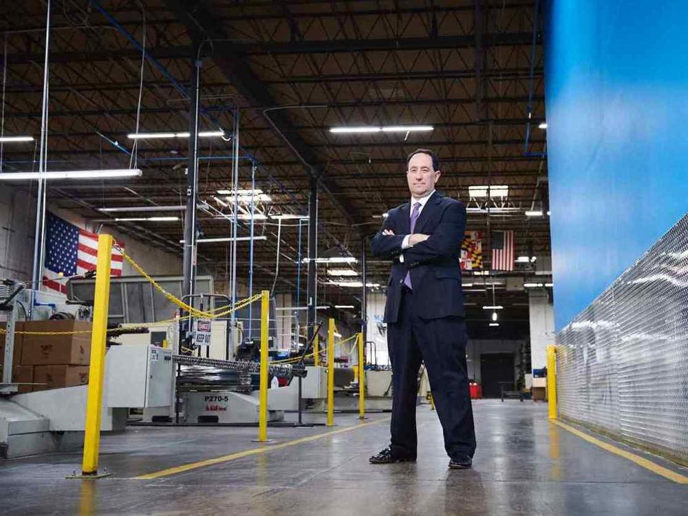 Drew Greenblatt runs Marlin Steel Wire Products in Baltimore. Ten months ago, he bought a second plant in Indiana that supplies the auto industry, among other customers.
