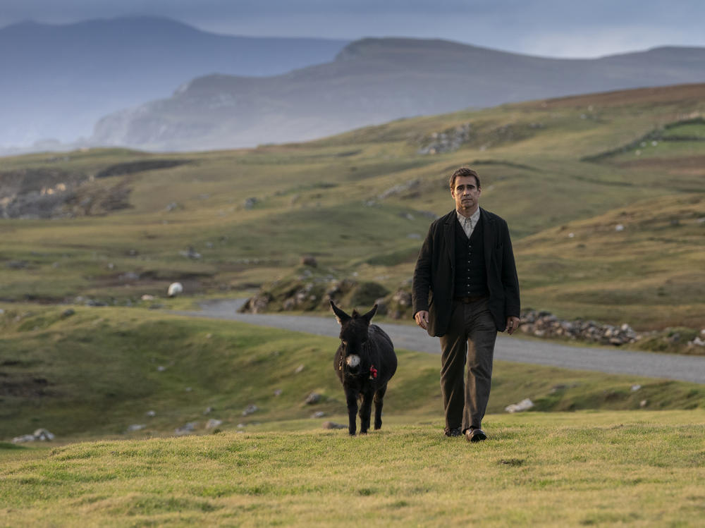 Colin Farrell plays a sweet-souled farmer whose best (human) friend abruptly dumps him in <em>The Banshees of Inisherin.</em>
