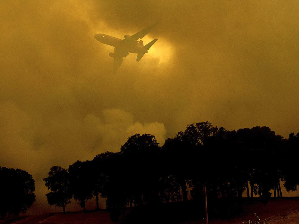 Western wildfires burning in 2018, like the River Fire in Lakeport, Calif., sent plumes of smoke to the Central U.S. where it helped seed more destructive thunderstorms.