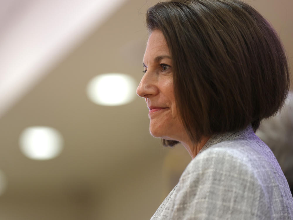 U.S. Sen. Catherine Cortez Masto, in Las Vegas last month. The Democrat defeated Adam Laxalt, a Trump-backed Republican and former Nevada attorney general.