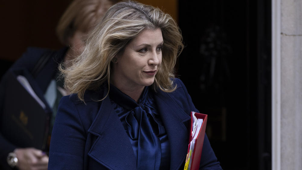 Penny Mordaunt, leader of the House of Commons, on Oct. 11. Mordaunt insisted earlier this week to the amusement of many that Truss was not 