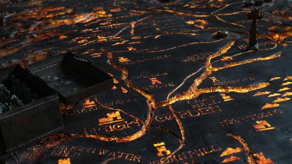 Juvenile delinquents on Dragonstone carve up their school desks with switchblades. The geographic accuracy doesn't excuse it.