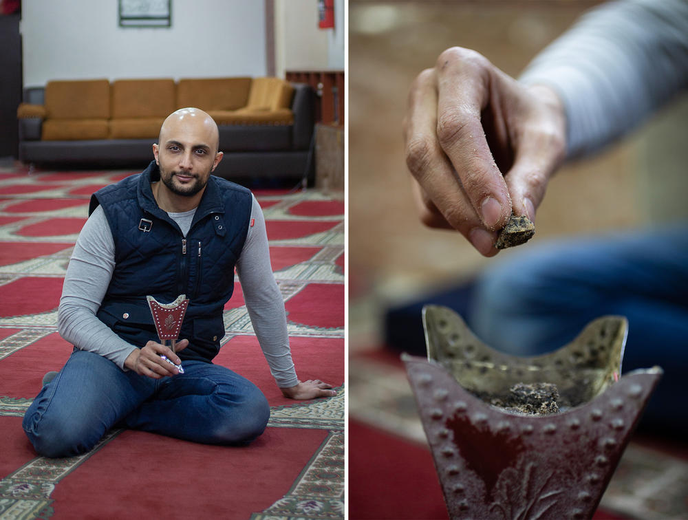 Across the Arabian peninsula, people light scented stones like incense. 