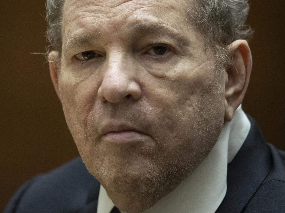 Former film producer Harvey Weinstein appears in court at the Clara Shortridge Foltz Criminal Justice Center on October 4, 2022 in Los Angeles, California.