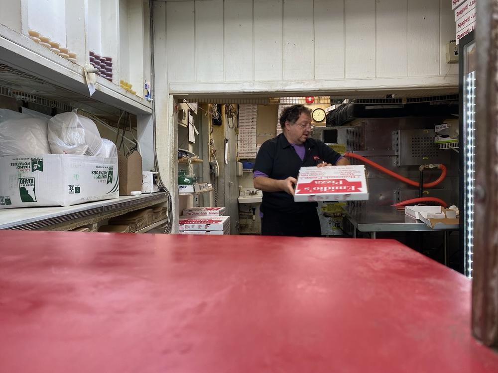 Emidio Piermarini Jr., the owner of Emidio's Pizza in Akron, says he's leaning Republican in the 2022 elections because he believes Democrats have failed to stem inflation.