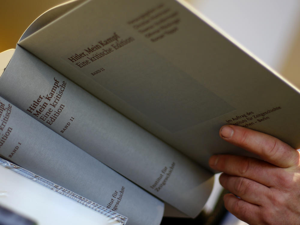 While Keri Blakinger's book is banned in Florida, some states don't explicitly ban extremist texts like Adolf Hitler's <em>Mein Kampf</em>.