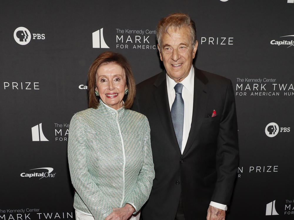 House Speaker Nancy Pelosi and her husband, Paul Pelosi, are seen here at the 23rd Annual Mark Twain Prize For American Humor at The Kennedy Center on April 24 in Washington, D.C.