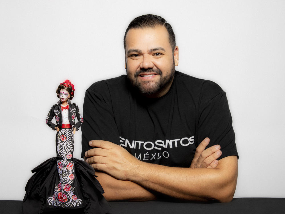 Mexican fashion designer Benito Santos said the Barbie doll's design is inspired by traditional charro outfits.