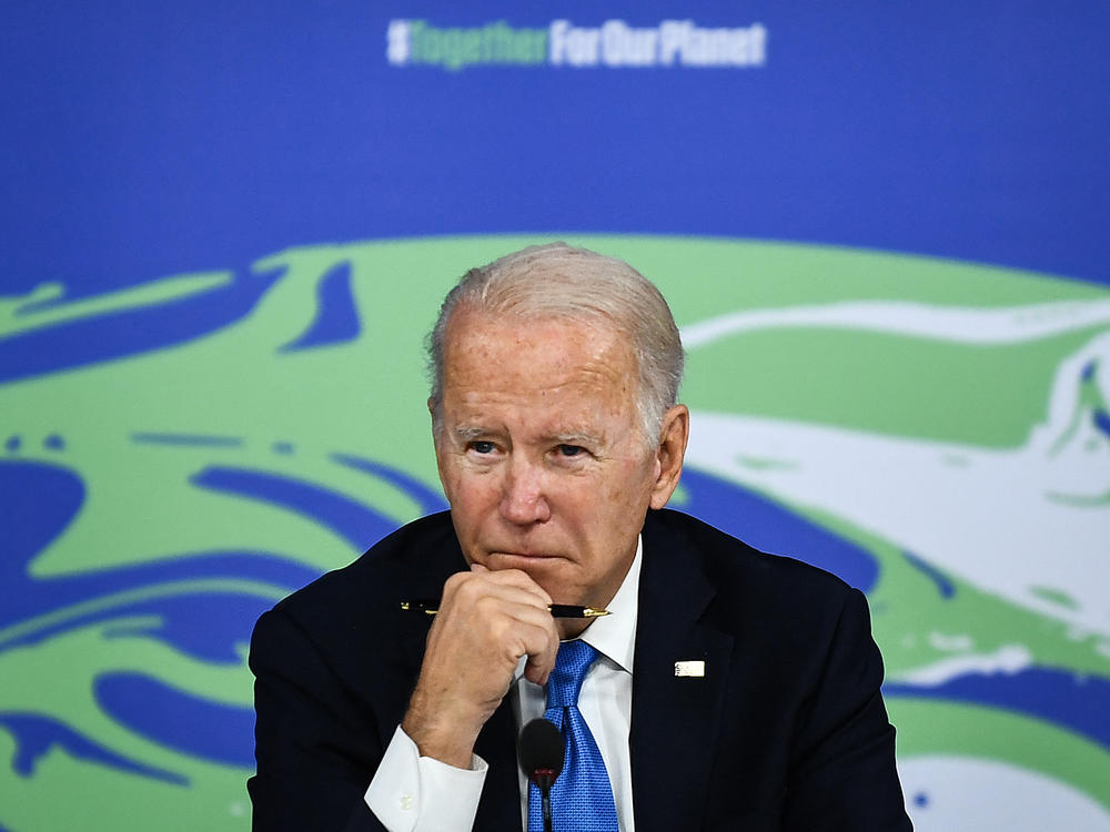 President Biden during the world leaders' summit at the UN COP26 climate change conference in Glasgow, Scotland, on November 2, 2021.