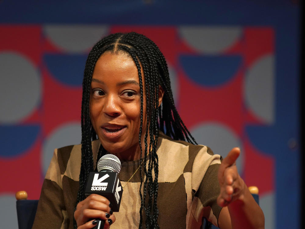 Alana Mayo speaks at the Austin Convention Center on March 14, 2022, in Austin, Texas.
