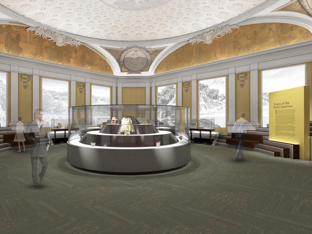 An artist's rendering of the future Kislak Gallery at the Library of Congress.
