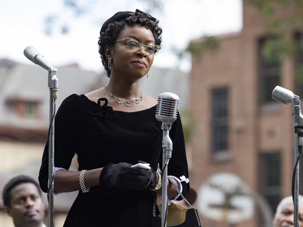 Danielle Deadwyler stars as Emmett Till's mother, Mamie Till-Mobley, in <em>Till</em>.