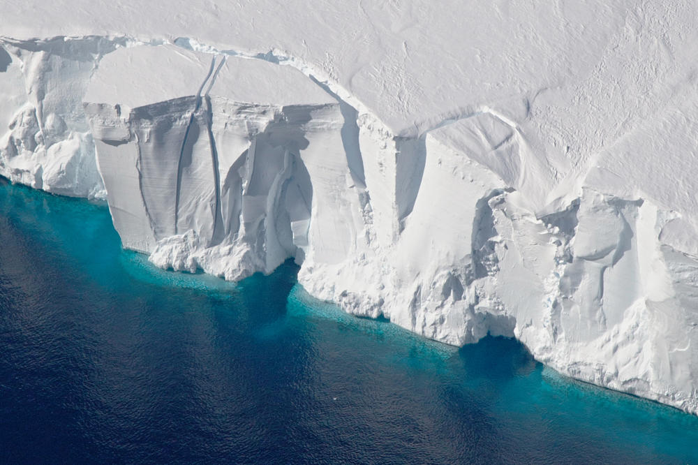 The Getz Ice Shelf in West Antarctica. Scientists are working to figure out exactly how quickly ice in West Antarctica is collapsing into the sea. The answer has profound implications for coastal communities around the world.