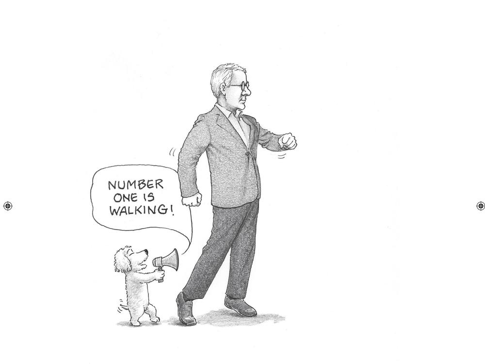 An illustration of Martin from <em>Number One is Walking</em>.