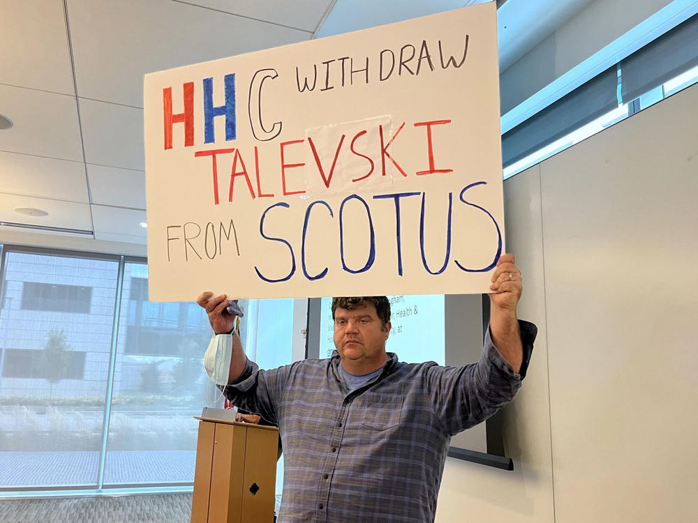 Michael Oles, national field director of the advocacy organization Our Revolution, made it clear at last month's board meeting of the Health and Hospital Corp. of Marion County, Ind., that he supports the Talevskis, and their right to sue the nursing home that they say mistreated their late father.