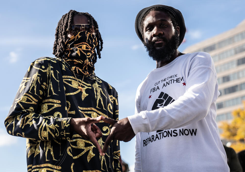 Mensah Chidubem, left, and Imrah Knotti
