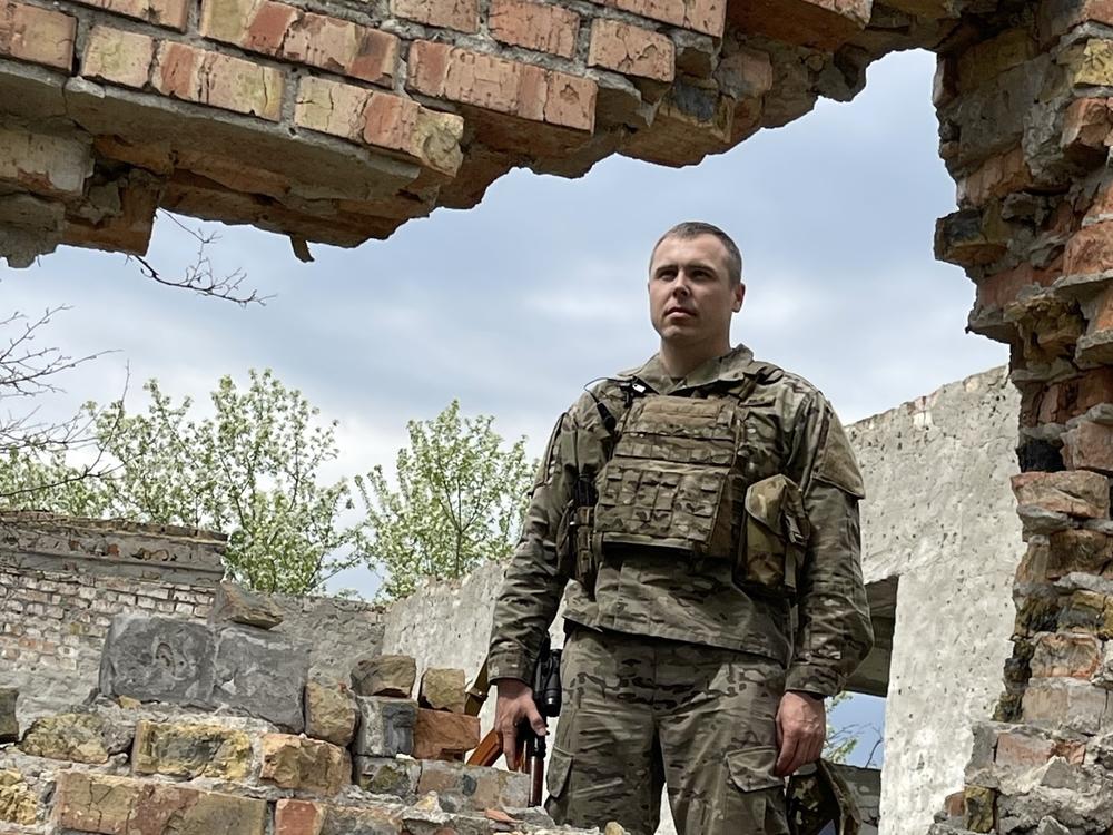 Col. Roman Kostenko liberated his home village in Kherson last week. Russian troops occupied his childhood home for months. They took his body armor and medals and left a grenade and a vulgar message on an outside wall.