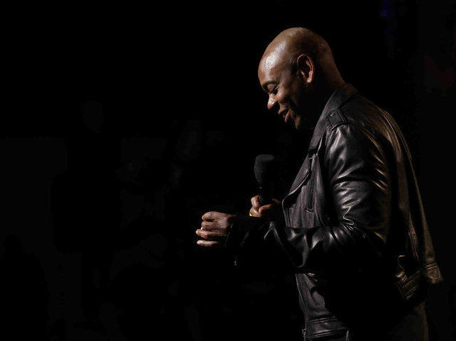 Dave Chappelle delivers his monologue on <em>Saturday Night Live</em> last week.