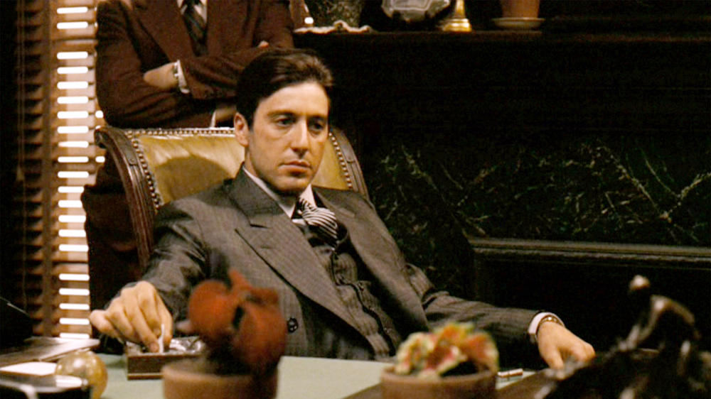 Al Pacino as Michael Corleone in<em> The Godfather</em>.