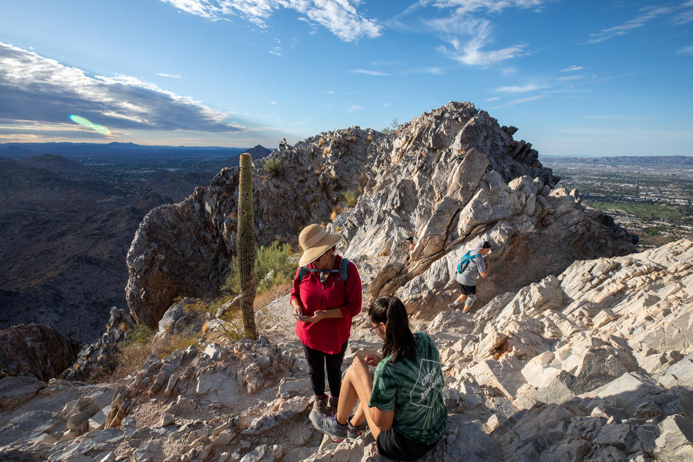 Some mountain trails in the city of Phoenix are open before sunrise and after sunset to encourage hikers to avoid the heat of the midday. A large body of scientific research shows that climate change is making heat waves more severe. Communicating about that climate connection while a heat wave is still underway can affect peoples' attitudes about climate change more broadly.