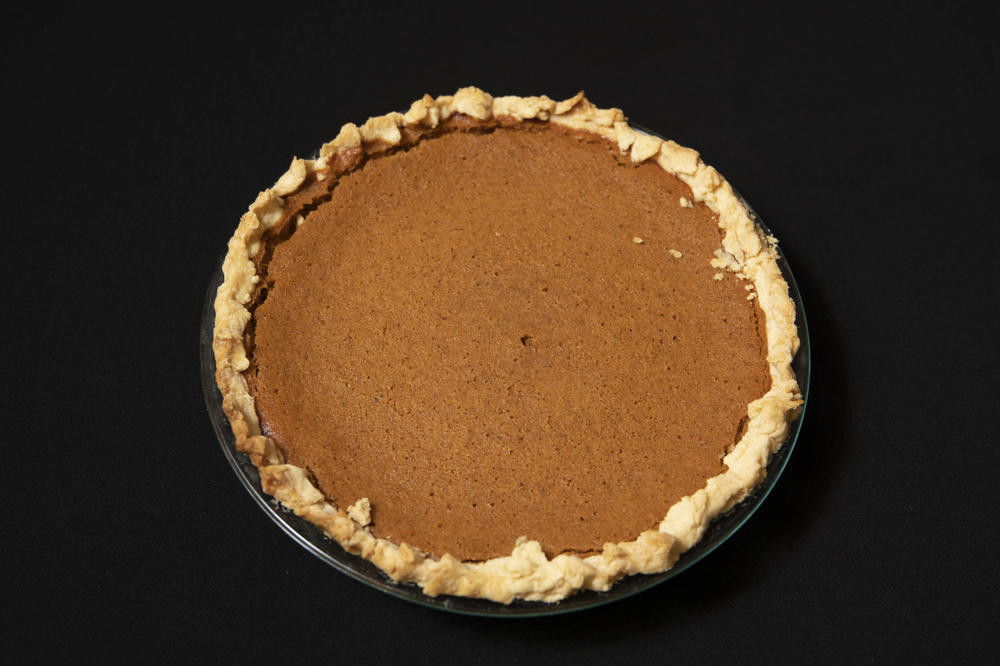 A sweet potato pie is a cheaper dessert than pumpkin pie.