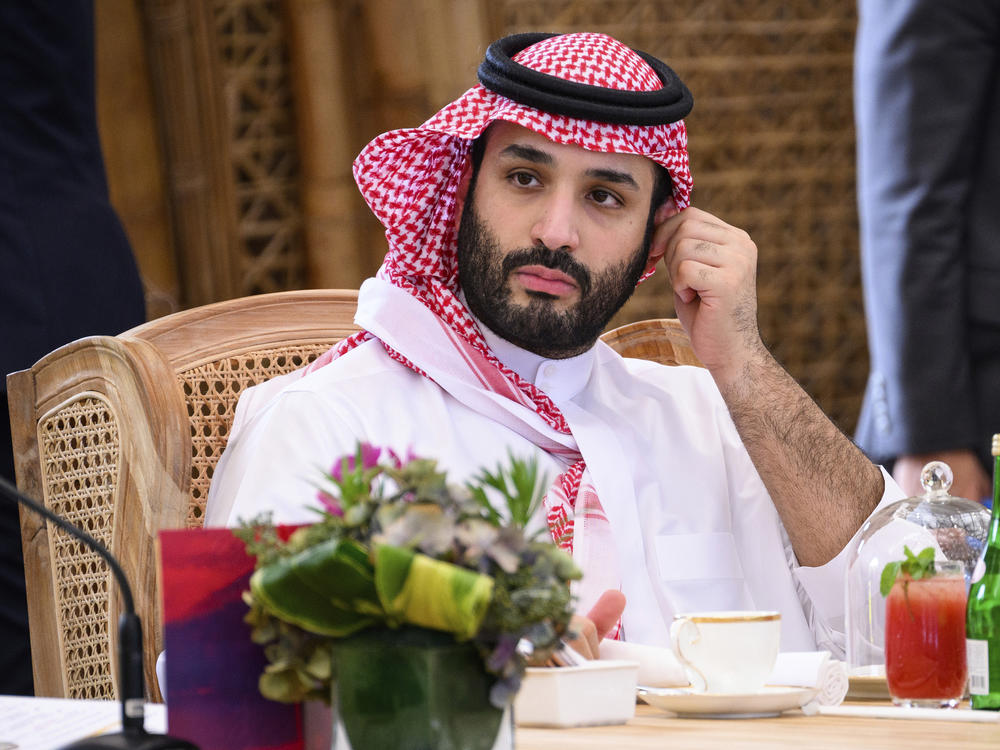 Crown Prince Mohammed bin Salman of Saudi Arabia takes his seat ahead of a working lunch at the G20 Summit, Tuesday, Nov. 15, 2022, in Nusa Dua, Bali, Indonesia.