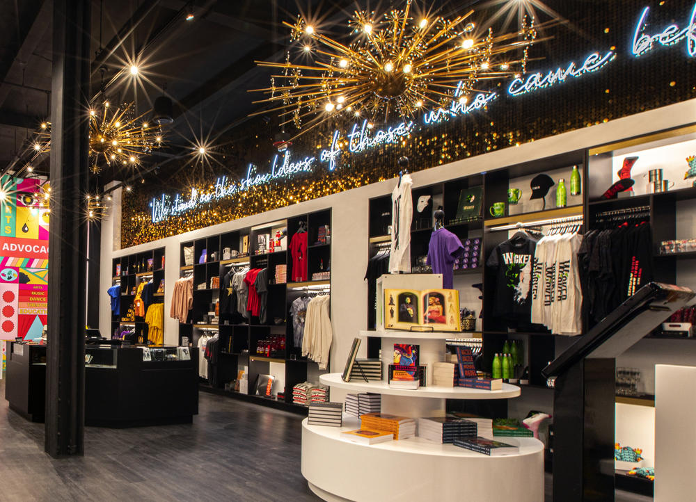 The gift shop at The Museum of Broadway.