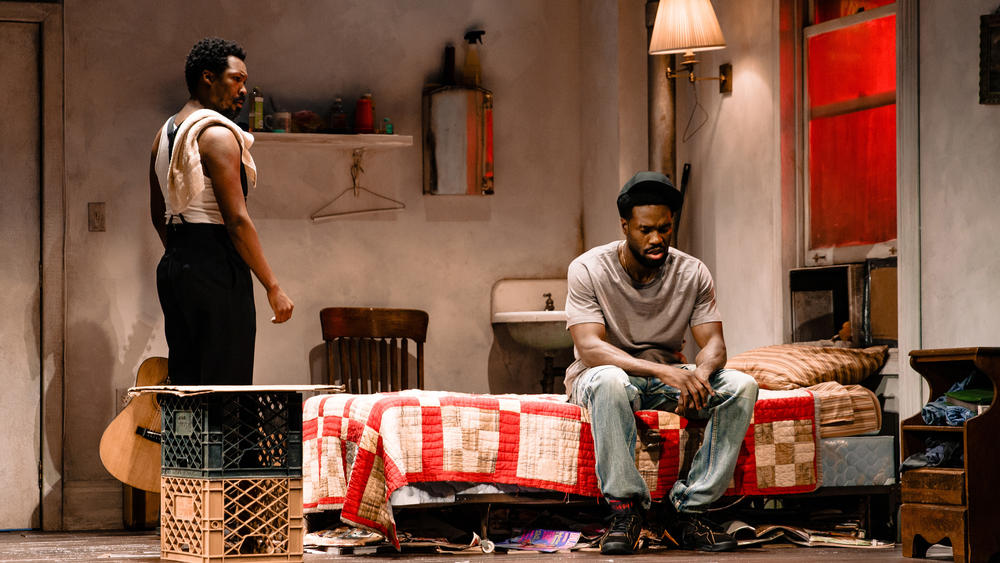 When <em>Topdog/Underdog </em>first premiered it was hailed as a masterpiece. This revival stars Corey Hawkins (left) and Yahya Abdul-Mateen II (right).